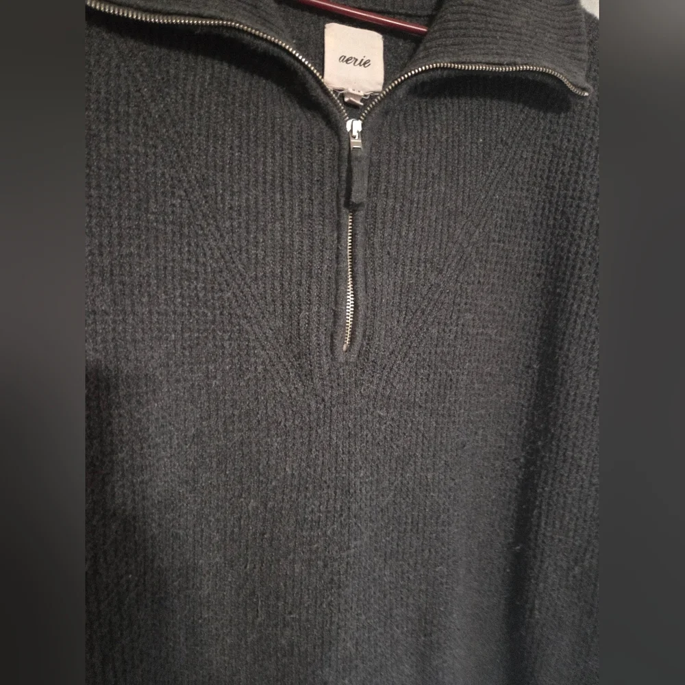 Aerie Half-Zip Soft Pullover - Picture 5 of 5